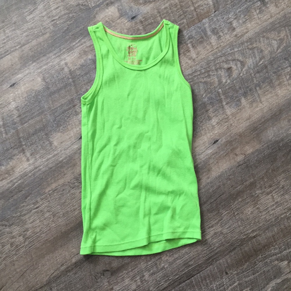 Green tank top